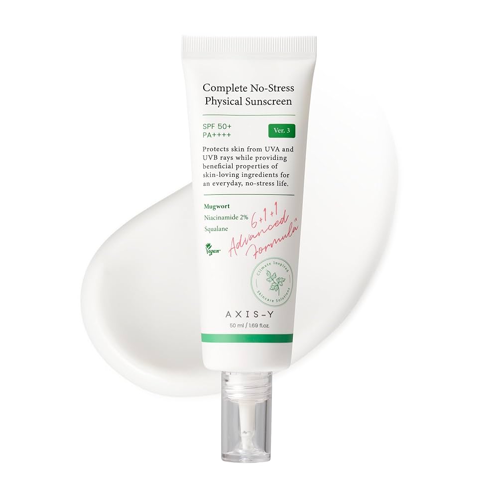 کرم ضد آفتاب فیزیکی Axis-Y مدل Complete No Stress حاوی SPF50 حجم 50 میل